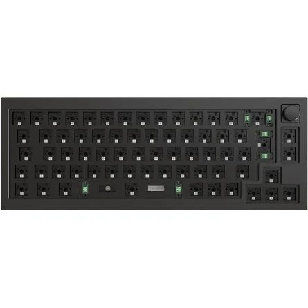 Keychron Q2 Swappable Knob ISO gaming barebone billentyűzet fekete (Q2-F1)