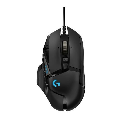 Logitech G502 HERO optikai egér fekete USB (910-005470/910-005471)