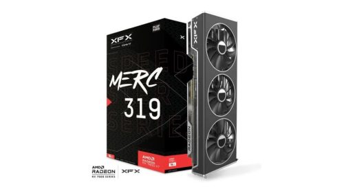 XFX Radeon RX 7800 XT 16GB Speedster MERC 319 Black Edition videokártya (RX-78TMERCB9)