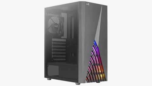 AeroCool Delta-A-BK-v1 táp nélküli ház akril oldallappal fekete (ACCM-PV45012.11)