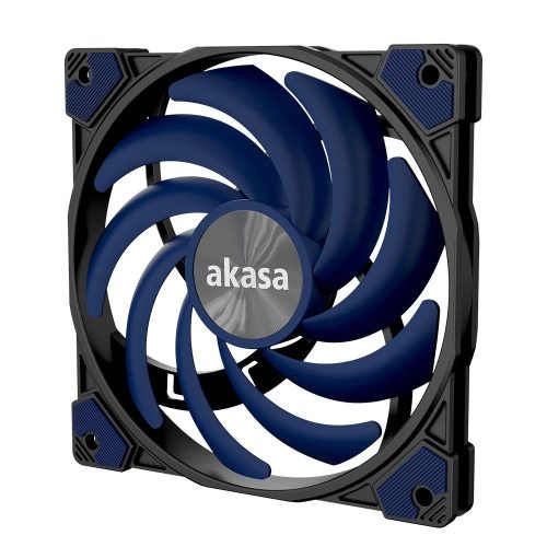 Akasa Alucia XS12 hűtő ventilátor 12cm kék-fekete (AK-FN122-BL)