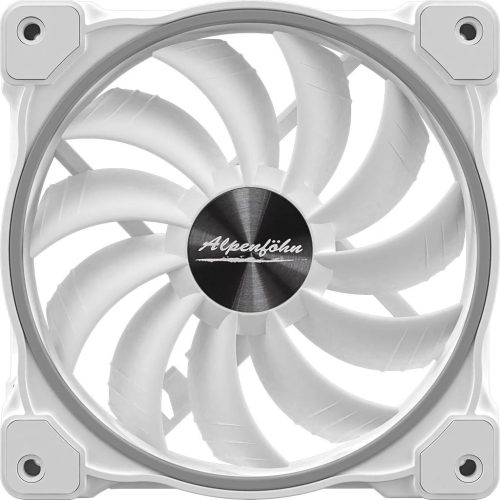 Alpenföhn Wing Boost 3 ARGB High Speed White Edition ház hűtő ventilátor 12cm fehér (84000000166)