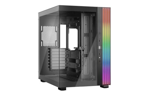 Be Quiet LIGHT BASE 600 DX táp nélküli ablakos ház fekete (BGW65)