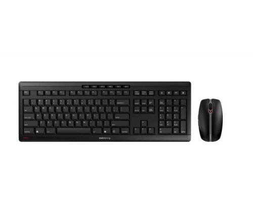 Cherry STREAM DESKTOP RECHARGE vezeték nélküli svájci billentyűzet + egér fekete (JD-8560CH-2)