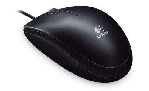 Logitech B100 optikai egér fekete USB OEM (910-003357)