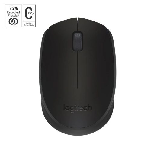 Logitech B170 vezeték nélküli USB egér fekete (910-004798)