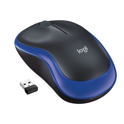 Logitech M185 vezeték nélküli optikai egér kék (910-002239 / 910-002236) USB