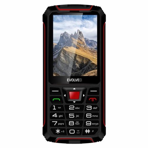Evolveo StrongPhone W4 Dual-Sim mobiltelefon fekete-piros (SGP-W4-BR)