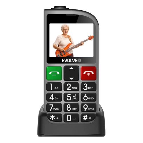 Evolveo EasyPhone FL Dual-Sim mobiltelefon ezüst (SGM EP-801-FLS)