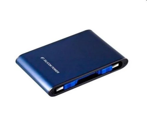 1TB 2.5' Silicon Power Armor A80 USB külső winchester kék (SP010TBPHDA80S3B)