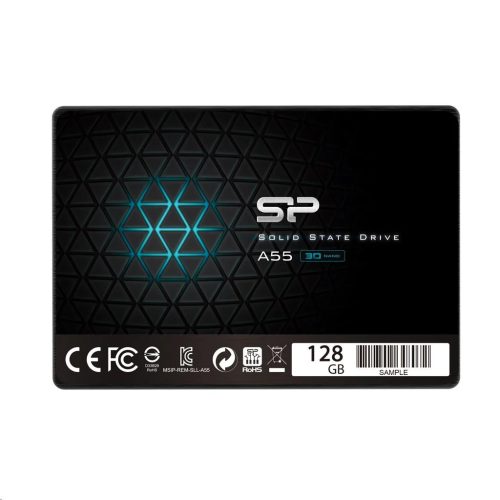 128GB Silicon Power SSD-SATAIII 2,5' Ace A55 meghajtó (SP128GBSS3A55S25)
