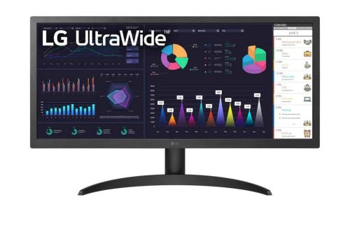 26' LG 26WQ500-B LCD monitor fekete