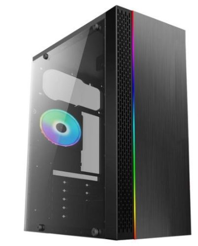 nBase N5 GAMER THUNDER táp nélküli abakos ház fekete (2559)
