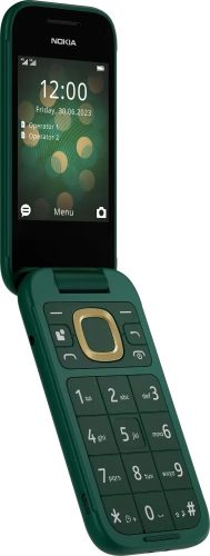 Nokia 2660 Flip Dual-Sim mobiltelefon zöld (1GF011EPJ1A05)