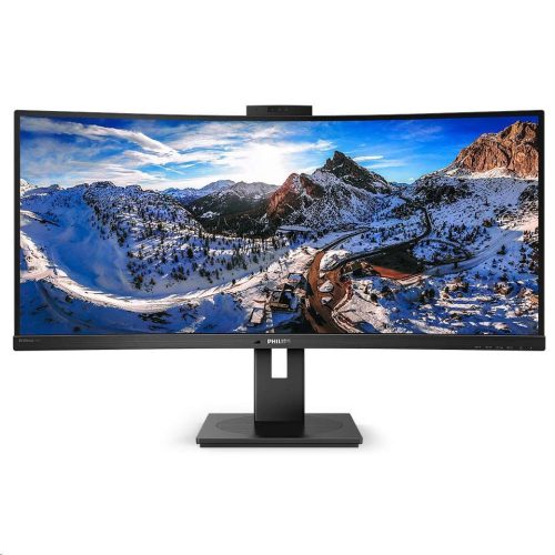 34' Philips 346P1CRH/00 ívelt LCD monitor USB-C dokkolóval