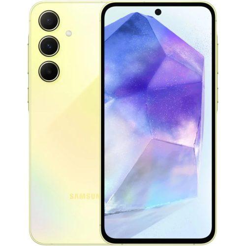 Samsung Galaxy A55 5G 8/128GB Dual-Sim mobiltelefon király sárga (SM-A556BZYA)