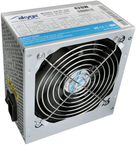 Akyga 420W Basic tápegység 12cm ventilátor (AK-B1-420)