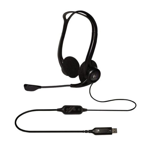 Logitech PC 960 sztereó mikrofonos fejhallgató (981-000100)