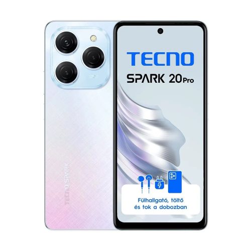Tecno Spark 20 Pro 4G 8/256GB Dual-Sim mobiltelefon elefántcsont (10049552)