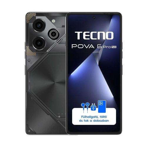 Tecno Pova 6 Pro 5G 12/256GB Dual-Sim mobiltelefon meteorszürke (10054499)
