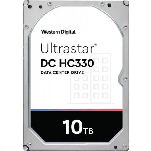 10TB WD 3.5' Ultrastar DC HC330 SATA szerver winchester (WUS721010ALE6L4)
