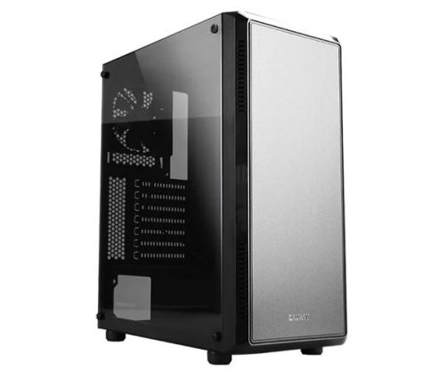 Zalman S4 táp nélküli ablakos ház fekete